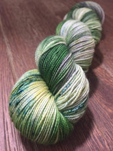 Load image into Gallery viewer, Superwash Merino Nylon Titanium Sock Yarn, 100g/3.5oz, Tell it to the Frogs