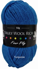 Load image into Gallery viewer, Cygnet Truly Wool Rich 4ply, 50g