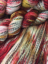 Load image into Gallery viewer, Superwash Zebra 4 Ply Fingering Yarn, 100g/3.5oz, Piano Wire