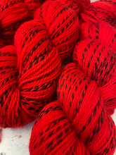 Load image into Gallery viewer, Superwash Zebra 4 Ply Fingering Yarn, 100g/3.5oz, Bloody Mary
