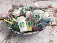 Load image into Gallery viewer, Frappuccino Iced Coffee Progress Keeper Stitch Markers Set