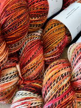 Load image into Gallery viewer, Superwash Zebra Sock Yarn, 100g/3.5oz, Piano Wire
