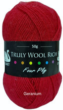 Load image into Gallery viewer, Cygnet Truly Wool Rich 4ply, 50g
