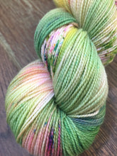 Load image into Gallery viewer, Superwash Merino Nylon Titanium Sock Yarn, 100g/3.5oz, Look at the Flowers