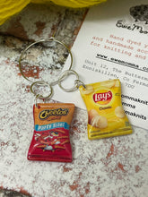 Load image into Gallery viewer, Potato Chips/Crisps Charm Progress Keeper Stitch Marker Set