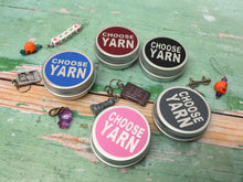 Load image into Gallery viewer, Round Notions Tin, Choose Yarn