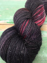 Load image into Gallery viewer, Superwash Silver Sparkle Sock Yarn, 100g/3.5oz, Eccentric Orbit