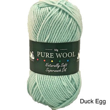 Load image into Gallery viewer, Cygnet Pure Wool Superwash DK, 50g