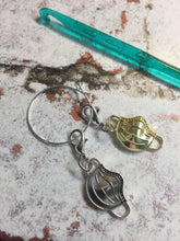 Load image into Gallery viewer, Set of 2 Face Covering Mask Stitch Markers