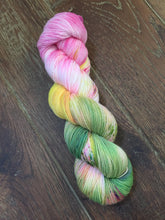 Load image into Gallery viewer, Superwash Merino Nylon Titanium Sock Yarn, 100g/3.5oz, Look at the Flowers