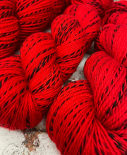 Load image into Gallery viewer, Superwash Zebra 4 Ply Fingering Yarn, 100g/3.5oz, Bloody Mary