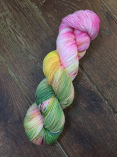 Load image into Gallery viewer, Superwash Merino Nylon Titanium Sock Yarn, 100g/3.5oz, Look at the Flowers