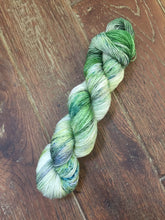 Load image into Gallery viewer, Superwash Merino Single Ply Fingering Yarn, 100g/3.5oz, Tell it to the Frogs
