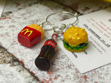 Load image into Gallery viewer, Fast Food Progress Keeper Stitch Markers Set
