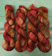 Load image into Gallery viewer, Superwash Silver Sparkle Sock Yarn, 100g/3.5oz, Piano Wire