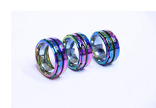 Load image into Gallery viewer, KnitPro Ring Row Counter, Rainbow and Black