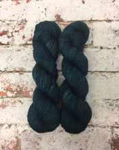 Load image into Gallery viewer, Superwash Silver Sparkle Sock Yarn, 100g/3.5oz, Malice Through The Looking Glass