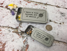 Load image into Gallery viewer, Notions Tin, Special Set of Skills, Crochet