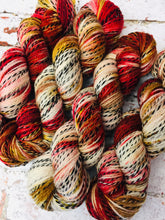 Load image into Gallery viewer, Superwash Zebra 4 Ply Fingering Yarn, 100g/3.5oz, Piano Wire
