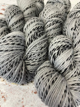 Load image into Gallery viewer, Superwash Zebra 4 Ply Fingering Yarn, 100g/3.5oz, Fade to Grey