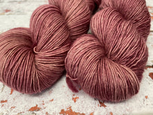 Load image into Gallery viewer, Superwash Merino Single Ply Fingering Yarn, 100g/3.5oz, Rosebud