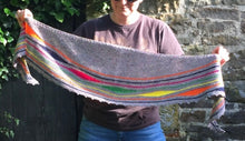 Load image into Gallery viewer, Rainbow Relay Shawl Kit