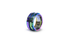 Load image into Gallery viewer, KnitPro Ring Row Counter, Rainbow and Black