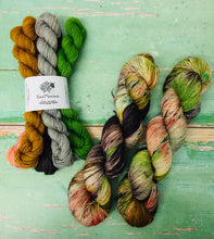Load image into Gallery viewer, That’s Gossip Minis Sock Set, Superwash Bluefaced Leicester, 100g