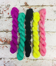 Load image into Gallery viewer, Superwash Merino Nylon DK/Light Worsted Minis, 100g/3.5oz, Acceptable In The 80s