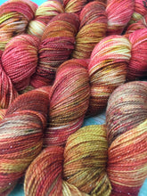 Load image into Gallery viewer, Superwash Silver Sparkle Sock Yarn, 100g/3.5oz, Piano Wire