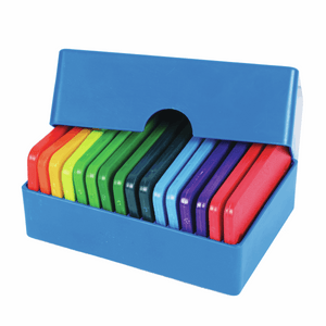 KnitPro Knit Blockers, Rainbow, 20 pieces