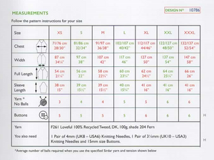 Diamond Cable Cardigan Knitting Pattern