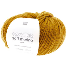 Load image into Gallery viewer, Rico Essentials Soft Merino Aran Mustard
