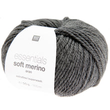 Load image into Gallery viewer, Rico Essentials Soft Merino Aran Medium Grey
