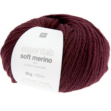 Load image into Gallery viewer, Rico Essentials Soft Merino Aran Blackberry
