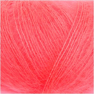 Rico Essentials Super Kid Mohair Loves Silk, Neon Red, 25g