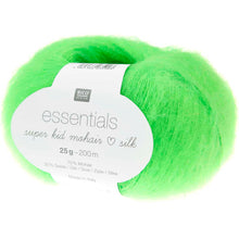 Load image into Gallery viewer, Rico Essentials Super Kid Mohair Loves Silk, Neon Green, 25g
