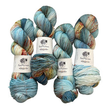 Load image into Gallery viewer, Superwash Merino Nylon Titanium Sock Yarn, 100g/3.5oz, Daphne
