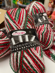 King Cole Glitz DK, Christmas, 100g