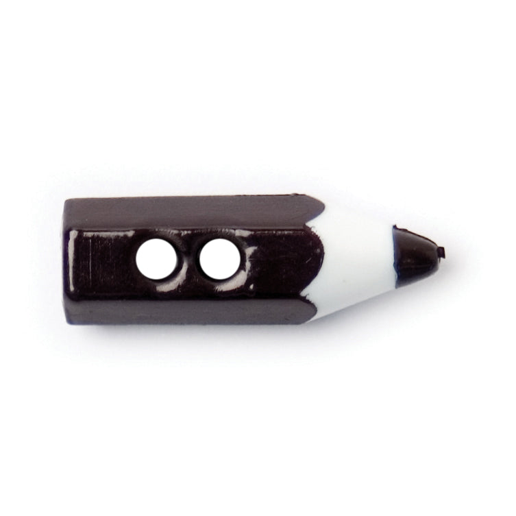 Black/White Pencil Buttons, 20mm