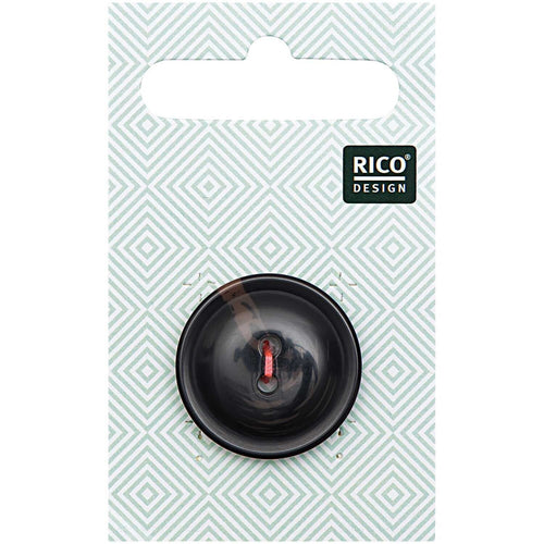 Rico Black Button 2.5cm