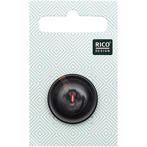 Rico Black Button 2.5cm