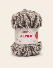 Load image into Gallery viewer, Sirdar Alpine Faux Fur yarn brindle
