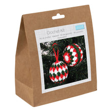 Load image into Gallery viewer, Festive Baubles Crochet Kit Trimits TCRK001
