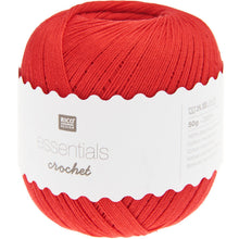 Load image into Gallery viewer, Rico Essentials Crochet Cotton No 10 Red
