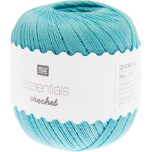 Load image into Gallery viewer, Rico Essentials Crochet Cotton No 10 Turquoise
