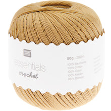 Load image into Gallery viewer, Rico Essentials Crochet Cotton No 10 Gold
