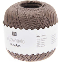Load image into Gallery viewer, Rico Essentials Crochet Cotton No 10 Taupe
