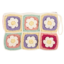 Load image into Gallery viewer, Trimits Floral Bag with Zip Crochet Kit
