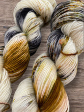Load image into Gallery viewer, Superwash Merino Single Ply Fingering Yarn, 100g/3.5oz, Meetings Have Biscuits
